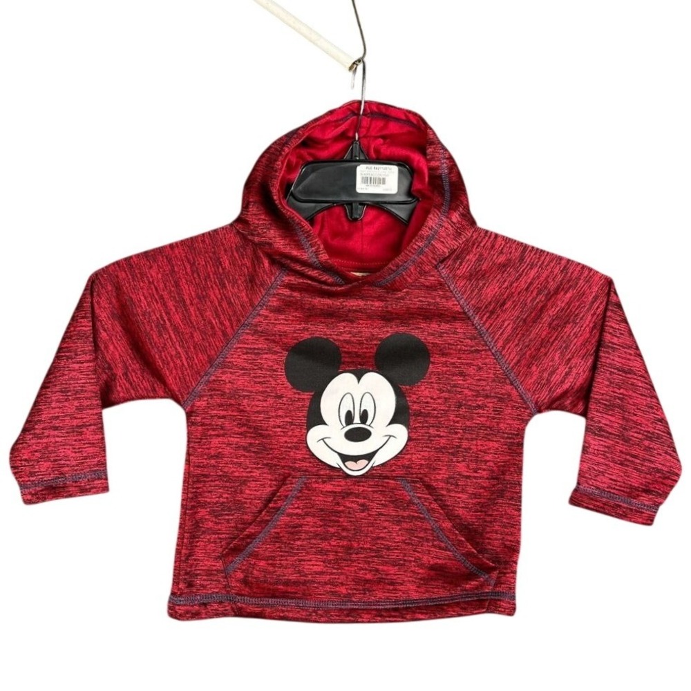 Mickey‎ Mouse Hoodie Toddler 2T Child Disney Hooded Pullover Sweatshirt Pockets